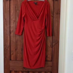 Ralph Lauren red dress